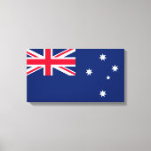 Toile Drapeau de l'Australie (Recto)