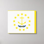 Toile Drapeau de l'État de Rhode Island (Recto)
