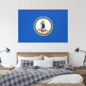 Toile Drapeau de l'État de Virginie (Insitu(Chambre))