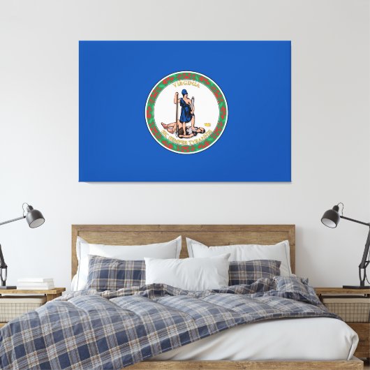 Toile Drapeau de l'État de Virginie (Insitu(Chambre))