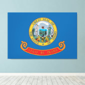 Toile Drapeau de l'État d'Idaho (Insitu (Plancher de Bois))