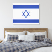 Toile Drapeau de l'État d'Israël Étoile de David Judaïsm (Insitu(Chambre))