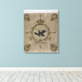Toile Drapeau de l'infanterie prussienne (Insitu (Plancher de Bois))