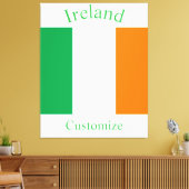 Toile Drapeau de l'Irlande Thunder_Cove (Insitu(Salon))