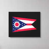 Toile Drapeau de l'Ohio (Recto)
