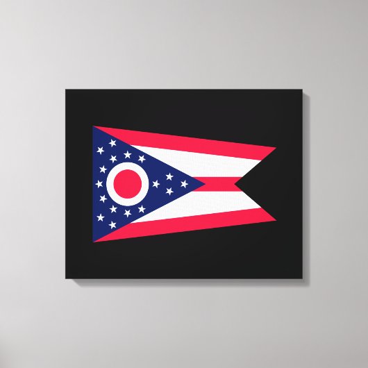 Toile Drapeau de l'Ohio (Recto)