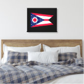 Toile Drapeau de l'Ohio (Insitu(Chambre))