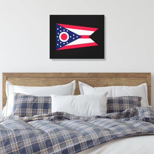 Toile Drapeau de l'Ohio (Insitu(Chambre))