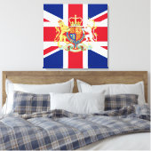 Toile Drapeau de l'Union du jubilé de diamant et crête r (Insitu(Chambre))