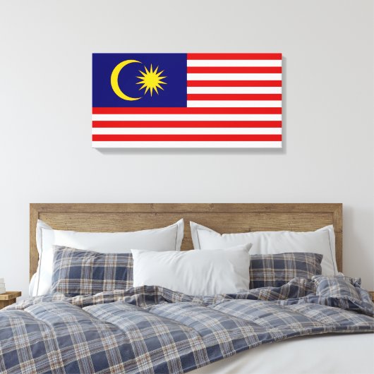 Toile Drapeau de Malaisie (Insitu(Chambre))