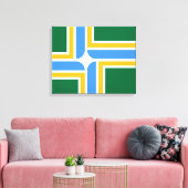 Toile Drapeau de Portland (Oregon) (Insitu(Salon))