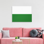 Toile Drapeau de Saxe (État allemand) (Insitu(Salon))