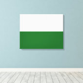 Toile Drapeau de Saxe (État allemand) (Insitu (Plancher de Bois))