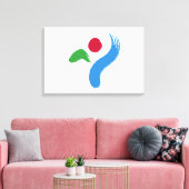 Toile Drapeau de Séoul (Corée du Sud) (Insitu(Salon))