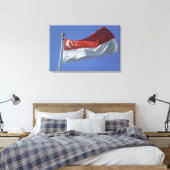 Toile Drapeau de Singapour (Insitu(Chambre))