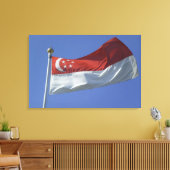 Toile Drapeau de Singapour (Insitu(Salon))