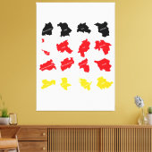 Toile Drapeau des États allemands (Insitu(Salon))