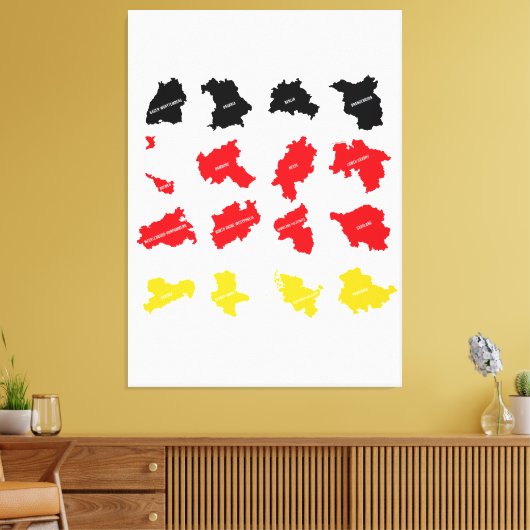 Toile Drapeau des États allemands (Insitu(Salon))