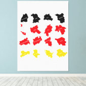 Toile Drapeau des États allemands (Insitu (Plancher de Bois))