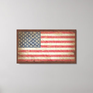 Toile Drapeau des Etats-Unis