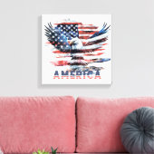 Toile Drapeau des États-Unis. Amérique (Insitu(Salon))
