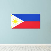 Toile Drapeau des Philippines (Insitu (Plancher de Bois))