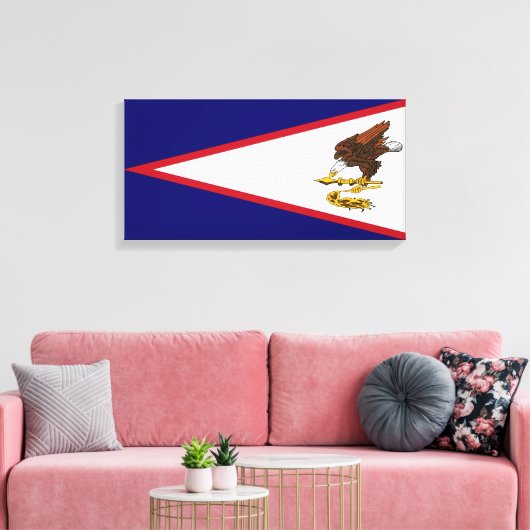 Toile Drapeau des Samoa américaines (Insitu(Salon))