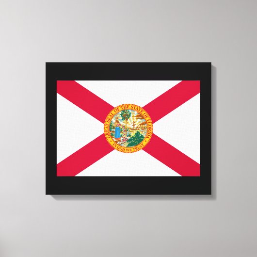 Toile Drapeau d'État de Floride (Recto)