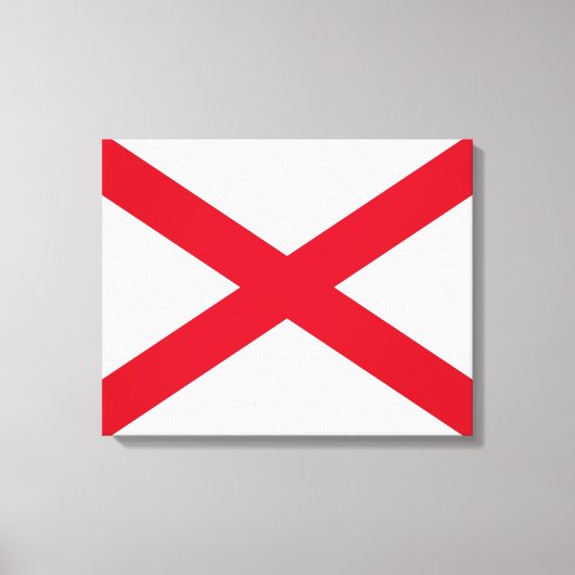 Toile Drapeau d'État de l'Alabama (Recto)