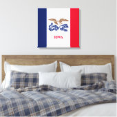 Toile Drapeau d'État de l'Iowa (Insitu(Chambre))