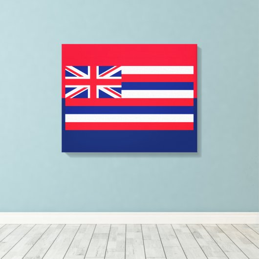 Toile Drapeau d'État d'Hawaii (Insitu (Plancher de Bois))