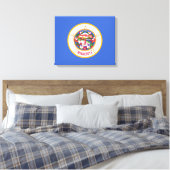 Toile Drapeau d'État du Minnesota (Insitu(Chambre))
