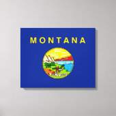 Toile Drapeau d'État du Montana (Recto)
