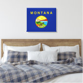 Toile Drapeau d'État du Montana (Insitu(Chambre))