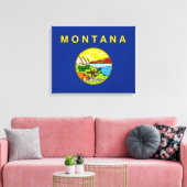 Toile Drapeau d'État du Montana (Insitu(Salon))