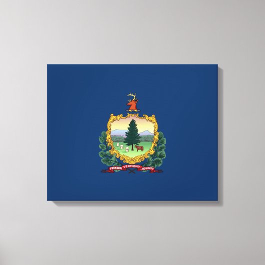 Toile Drapeau d'État du Vermont (Recto)