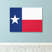 Toile Drapeau d'État texan (Texas) (Insitu (Plancher de Bois))