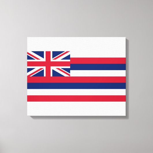 Toile Drapeau d'Hawaï (État des États-Unis) (Recto)