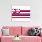 Toile Drapeau d'Hawaï (État des États-Unis) (Insitu(Salon))