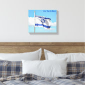 Toile Drapeau D'Israël (Insitu(Chambre))