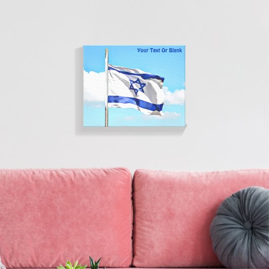 Toile Drapeau D'Israël (Insitu(Salon))