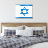 Toile Drapeau d'Israël (Insitu(Chambre))