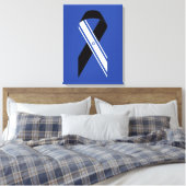 Toile Drapeau d'Israël noir monument bleu (Insitu(Chambre))
