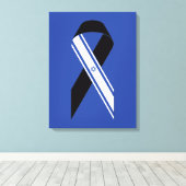 Toile Drapeau d'Israël noir monument bleu (Insitu (Plancher de Bois))