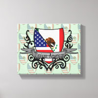 Drapeau du Bouclier mexicain américain