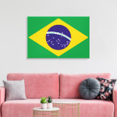 Toile Drapeau du Brésil Bandeira do Brasil (Insitu(Salon))