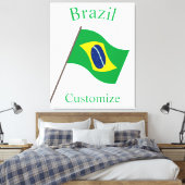 Toile Drapeau du Brésil Thunder_Cove (Insitu(Chambre))