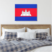 Toile Drapeau du Cambodge (Insitu(Chambre))