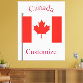 Toile Drapeau du Canada Thunder_Cove (Insitu(Salon))