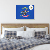 Toile Drapeau du Dakota du Nord (Insitu(Chambre))